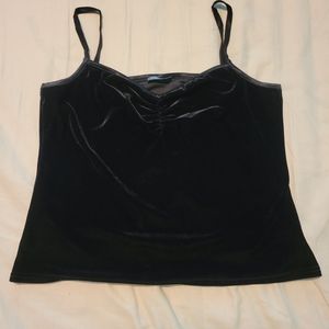Velour Crop Top